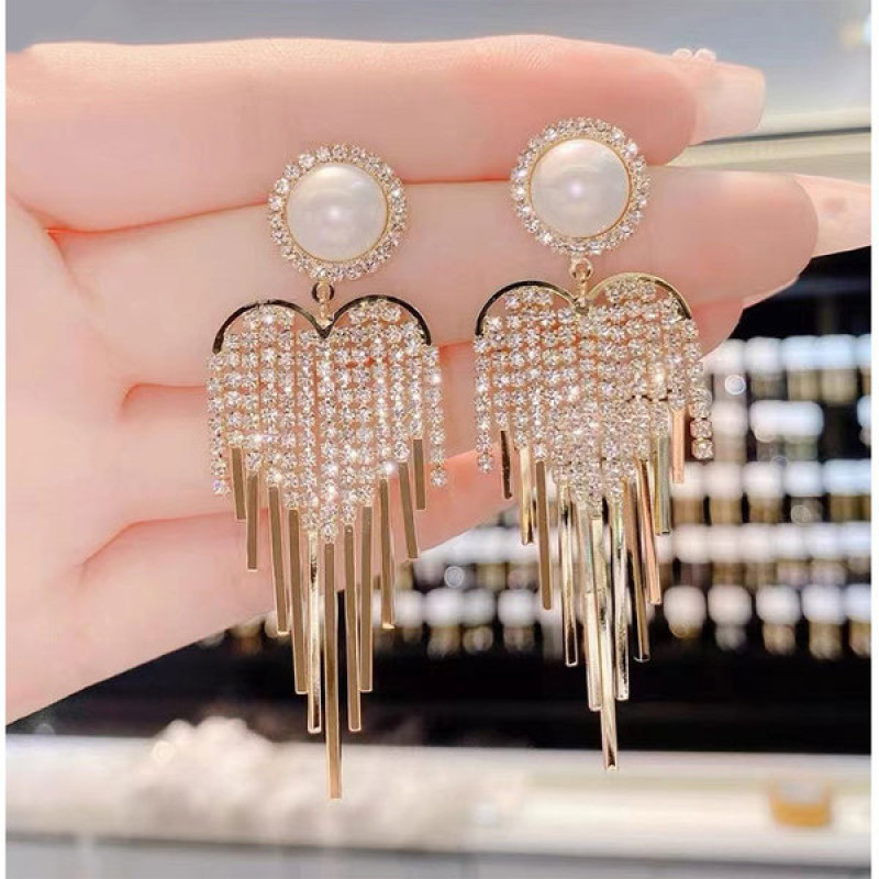 Luxury Pearl tassel Earring