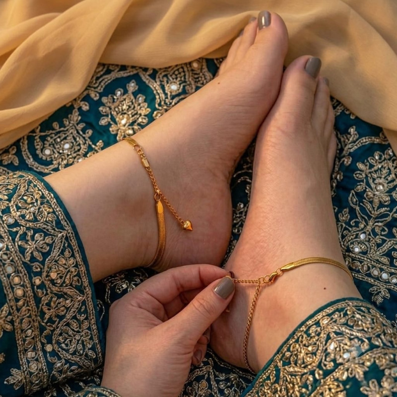 সিঙ্গেল লেয়ার পায়েল (এক জোড়া)
