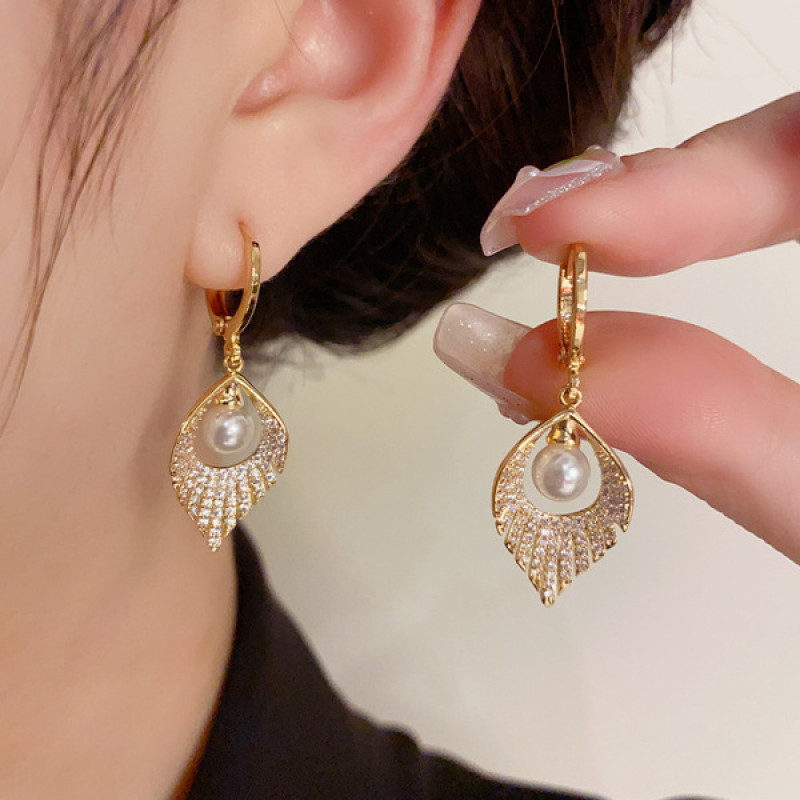Korean style Leaf Earrings