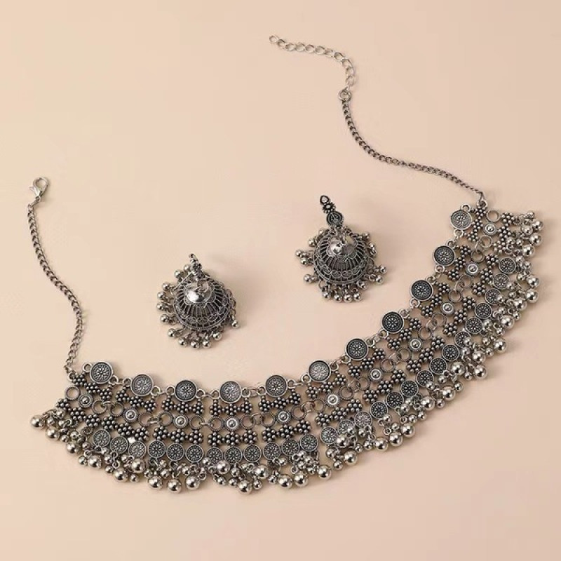 Traditional Jhumka Jewellery Set