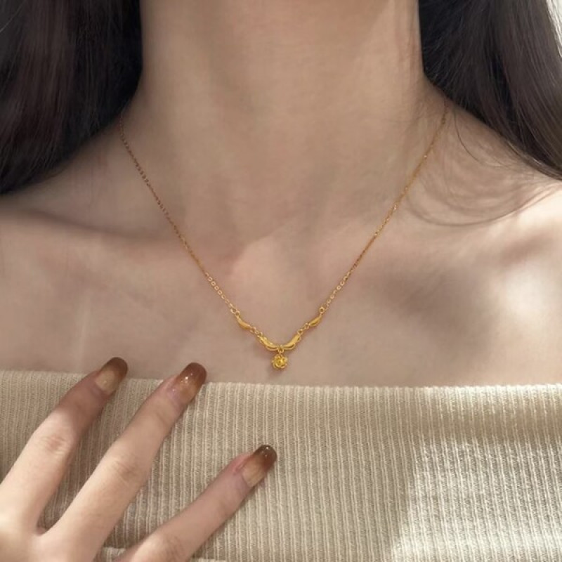 Rose Flower Necklace