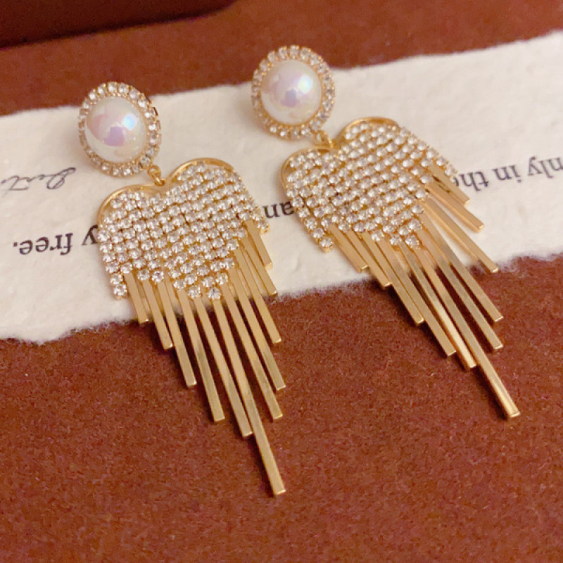 Luxury Pearl tassel Earring