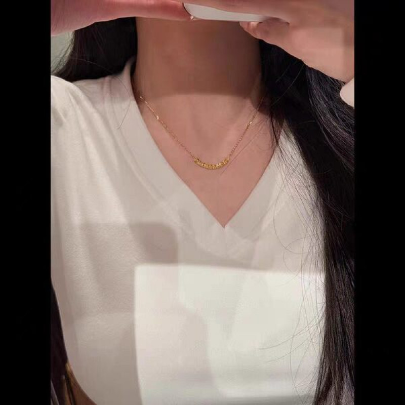 18k gold plated locket chain