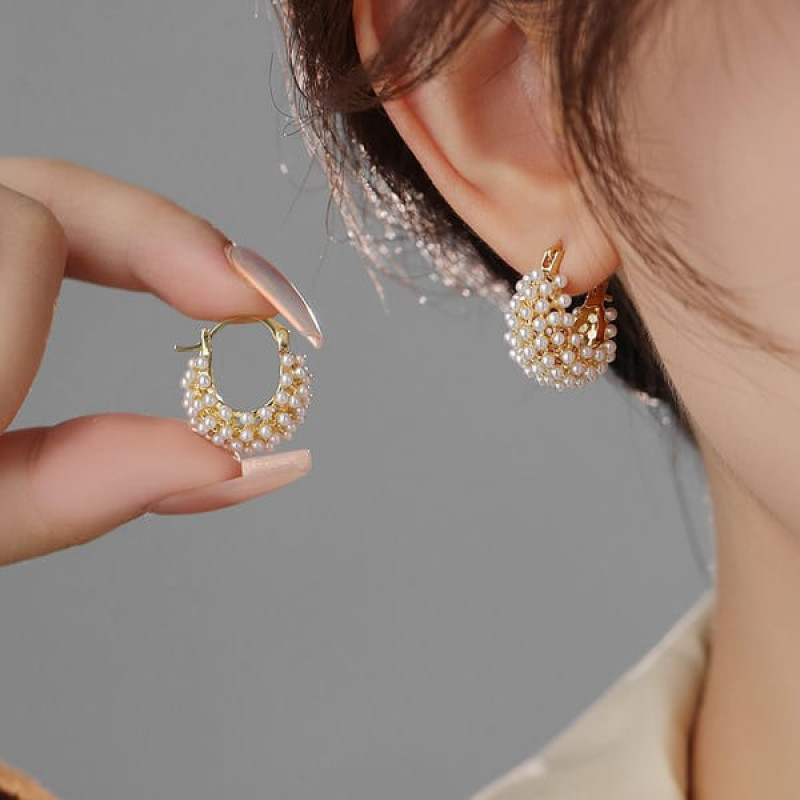 Korean luxury pearl Earrings