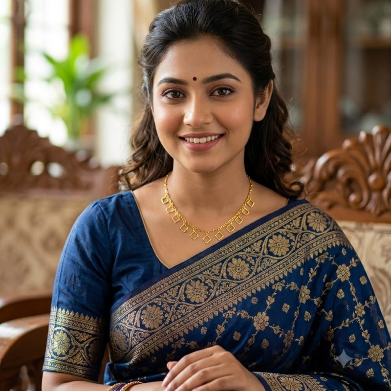 22k লেজার কাট গোল্ডেন নেকলেস