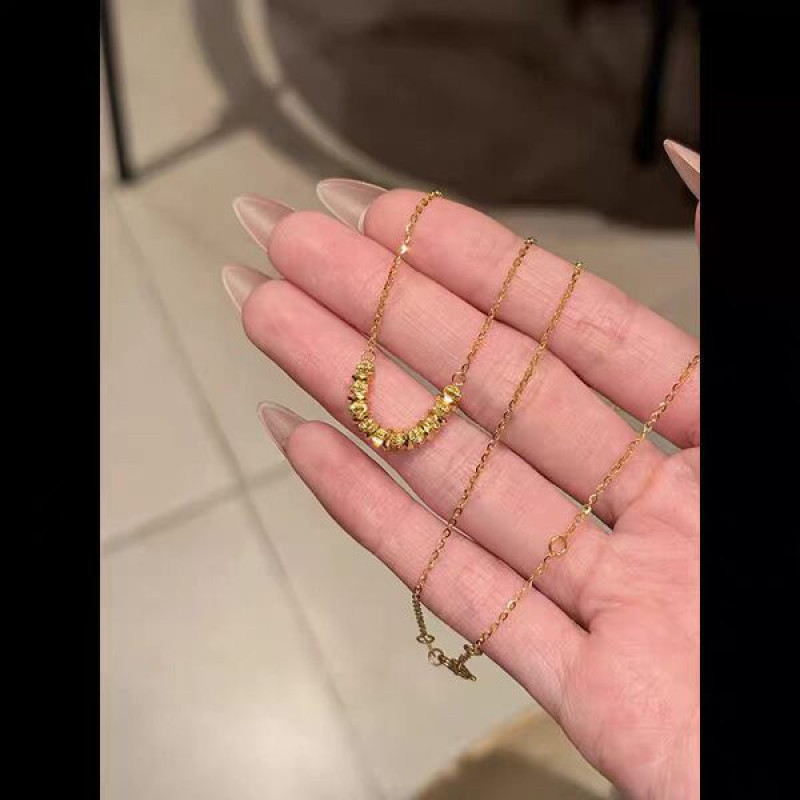 18k gold plated locket chain